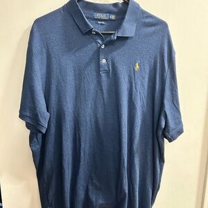 Ralph Lauren Blue Polo Shirt Classic‎ Design